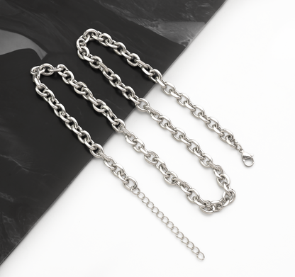 Hip Hop O Chain Beveled Edge Necklace