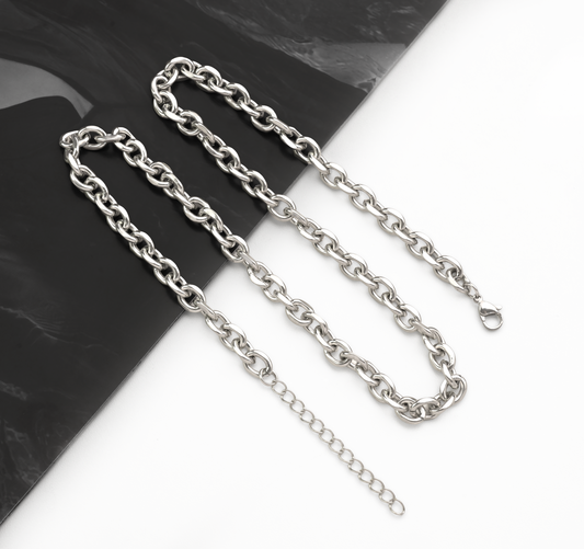 Hip Hop O Chain Beveled Edge Necklace