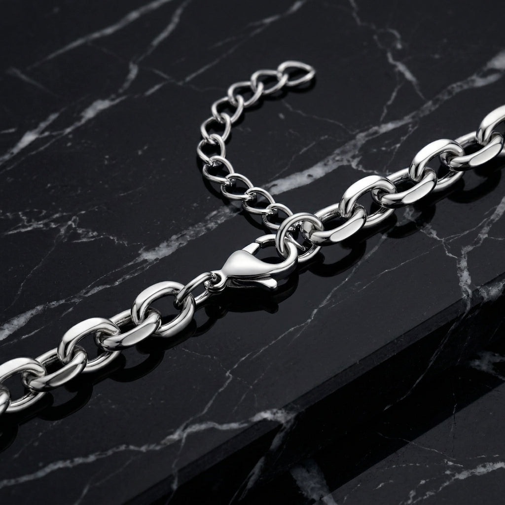 Hip Hop O Chain Beveled Edge Necklace