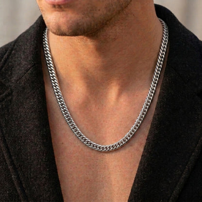 Hip Hop Double Weave Rounded Edge Cuban Necklace