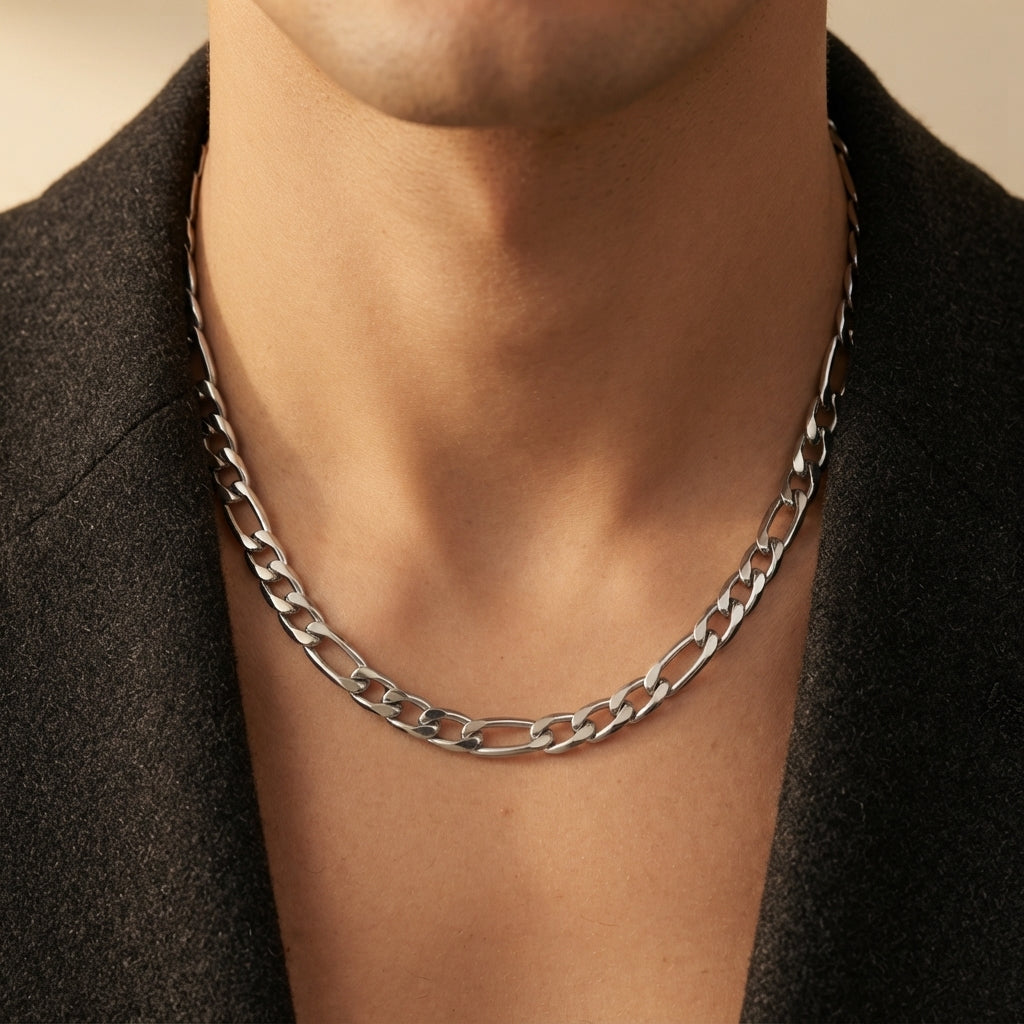 Hip Hop 3:1 NKDC Link Stainless Steel Necklace