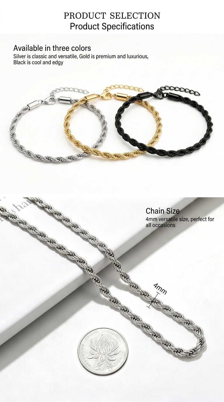 Twisted Chain Necklace