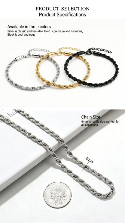 Twisted Chain Necklace