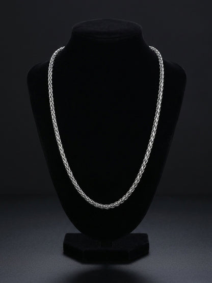 Hip Hop Basket Weave Necklace
