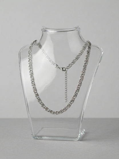 Hip Hop Figaro Chain Stainless Steel Necklace