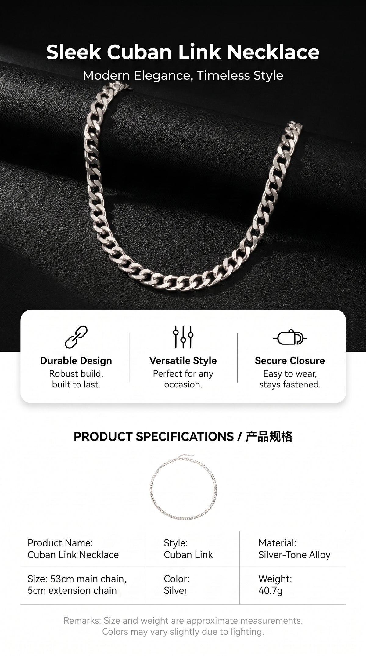 Hip Hop NK  Chain Necklace