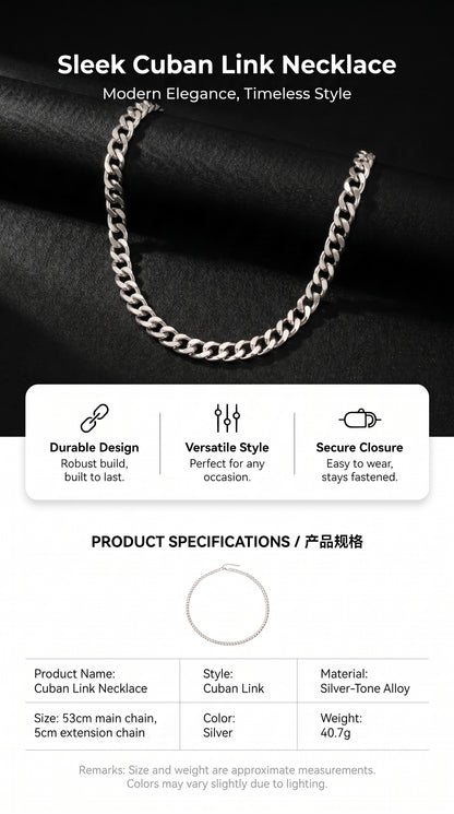 Hip Hop NK  Chain Necklace