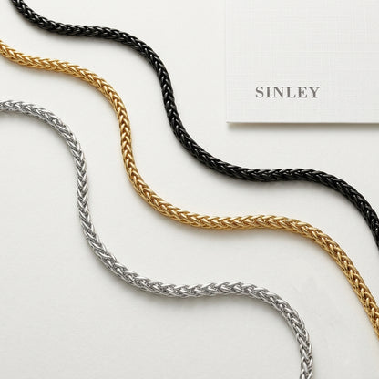 Hip Hop Basket Weave Necklace