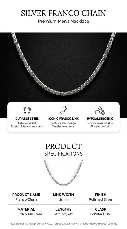 Hip Hop Double-Sided Rounded Cuban Necklace