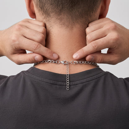 Hip Hop O Chain Beveled Edge Necklace
