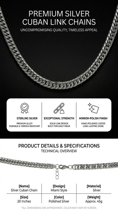 Hip Hop Double Weave Rounded Edge Cuban Necklace