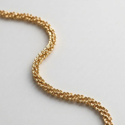 Hip Hop Cauliflower Link Stainless Steel Necklace