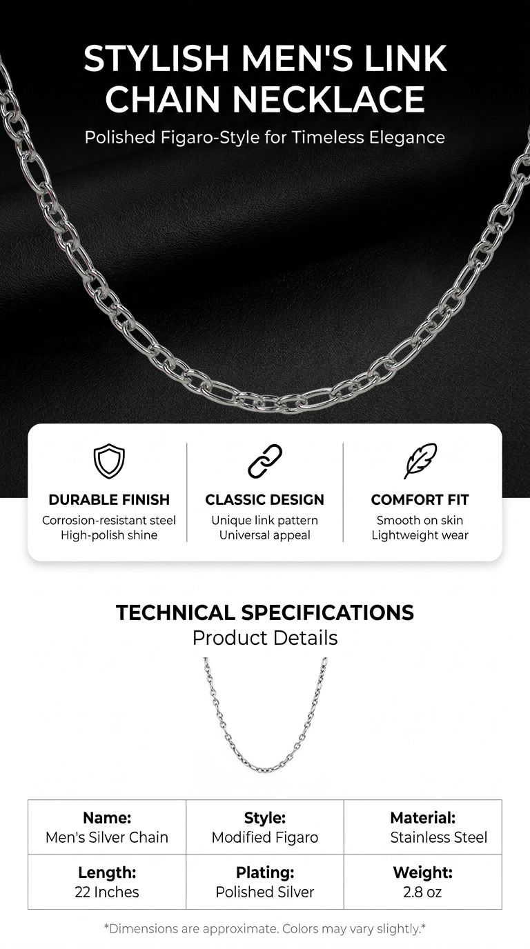 Hip Hop 3:1 Ratio O Chain Necklace