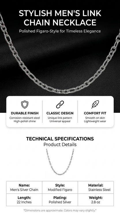 Hip Hop 3:1 Ratio O Chain Necklace