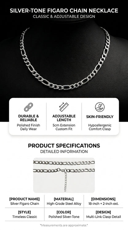 Hip Hop 3:1 NKDC Link Stainless Steel Necklace