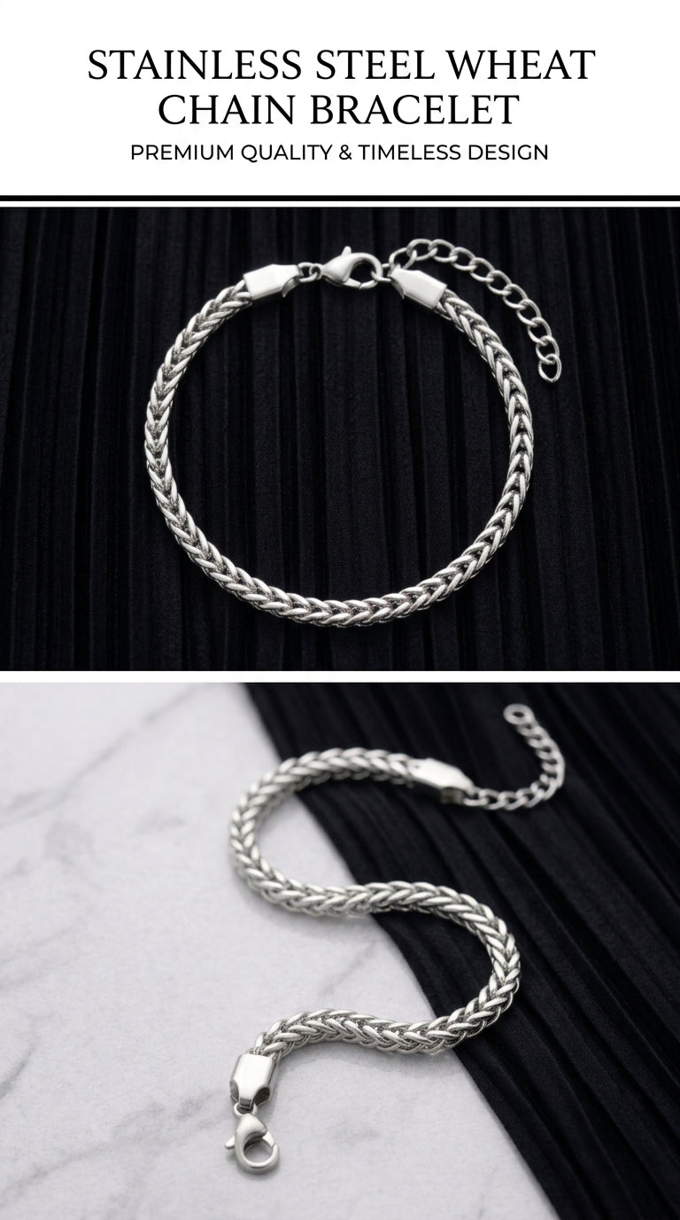 Hip Hop Double Weave Rounded Edge Necklace