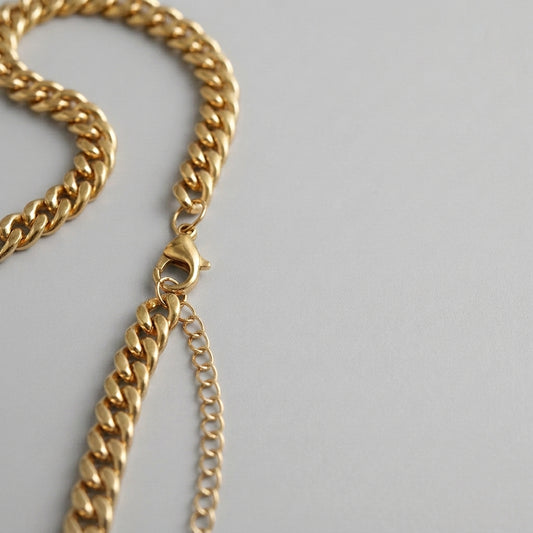 Hip Hop Encrypted Cuban Link Necklace