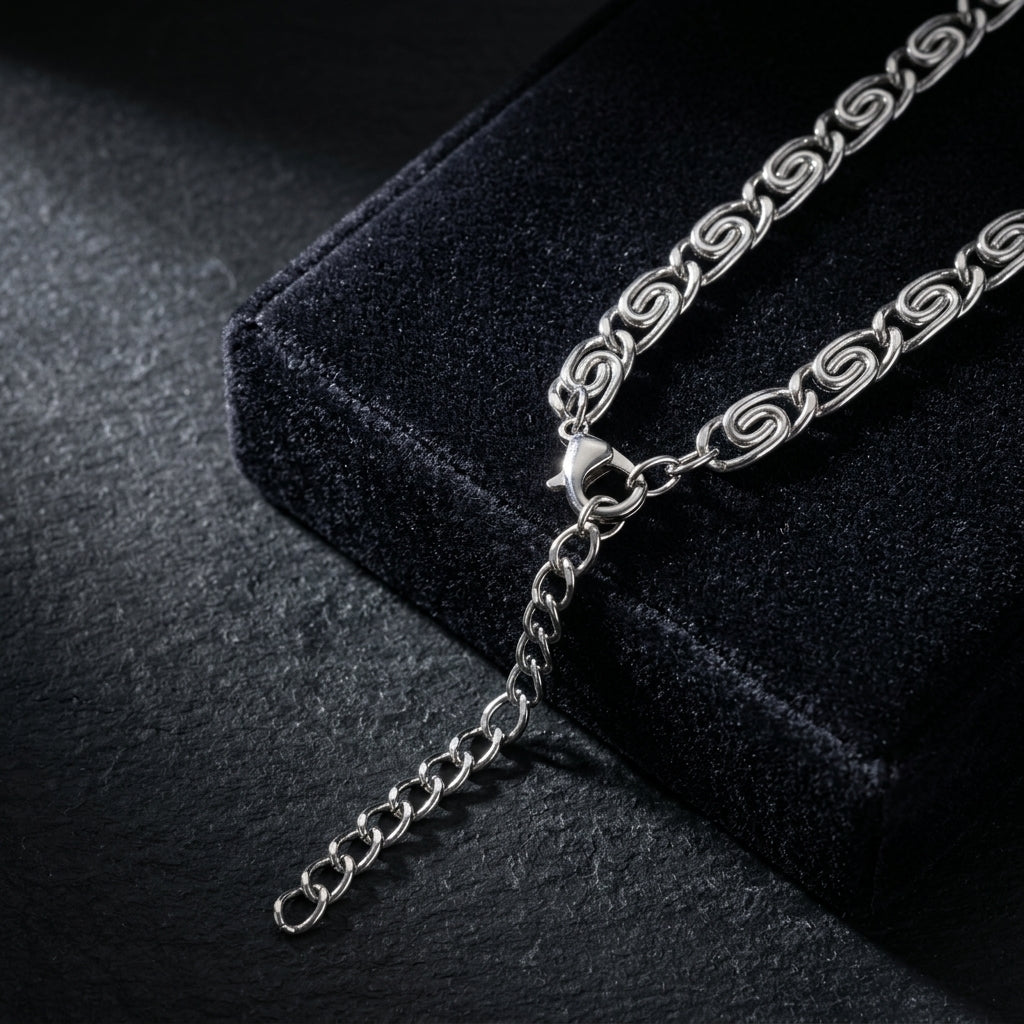 Hip Hop Figaro Chain Stainless Steel Necklace