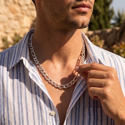 Hip Hop 3:1 NKDC Link Stainless Steel Necklace