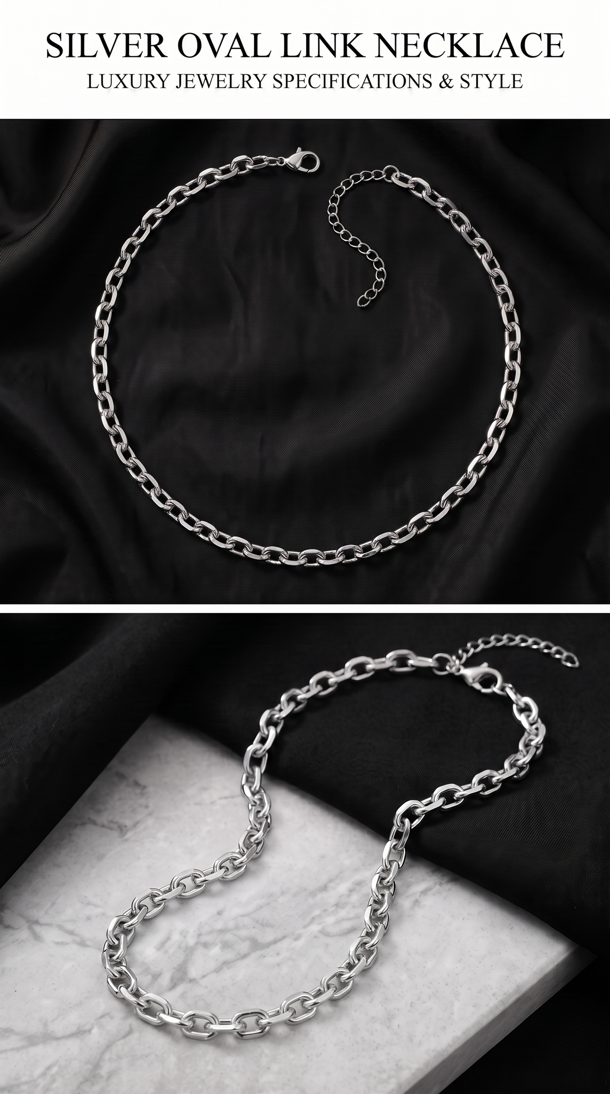 Hip Hop O Chain Beveled Edge Necklace