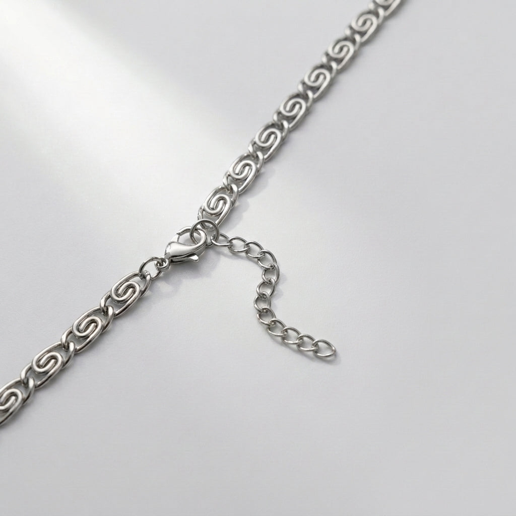 Hip Hop Figaro Chain Stainless Steel Necklace