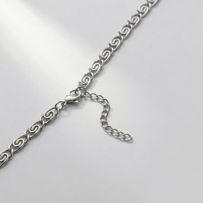 Hip Hop Figaro Chain Stainless Steel Necklace