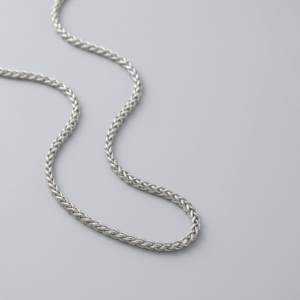 Hip Hop Basket Weave Necklace