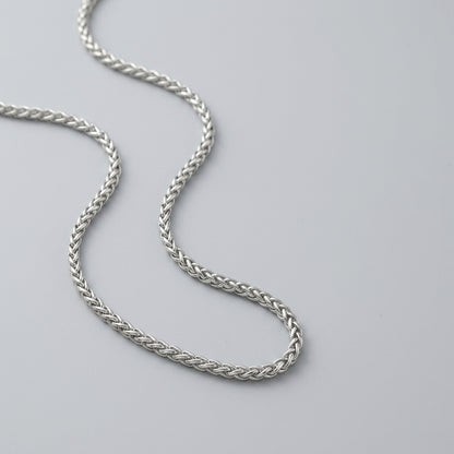 Hip Hop Basket Weave Necklace