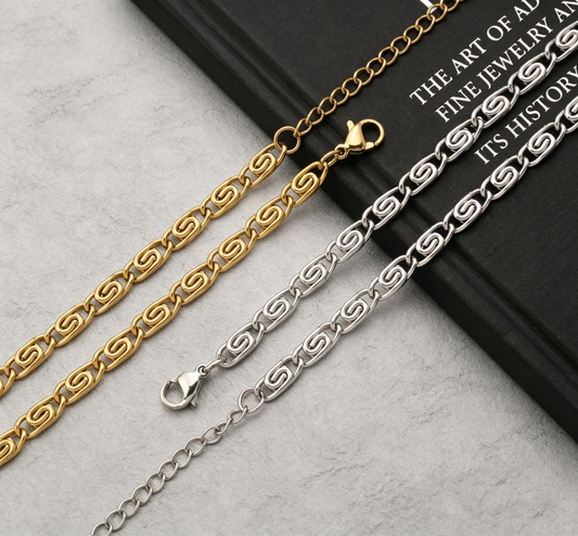 Hip Hop Figaro Chain Stainless Steel Necklace