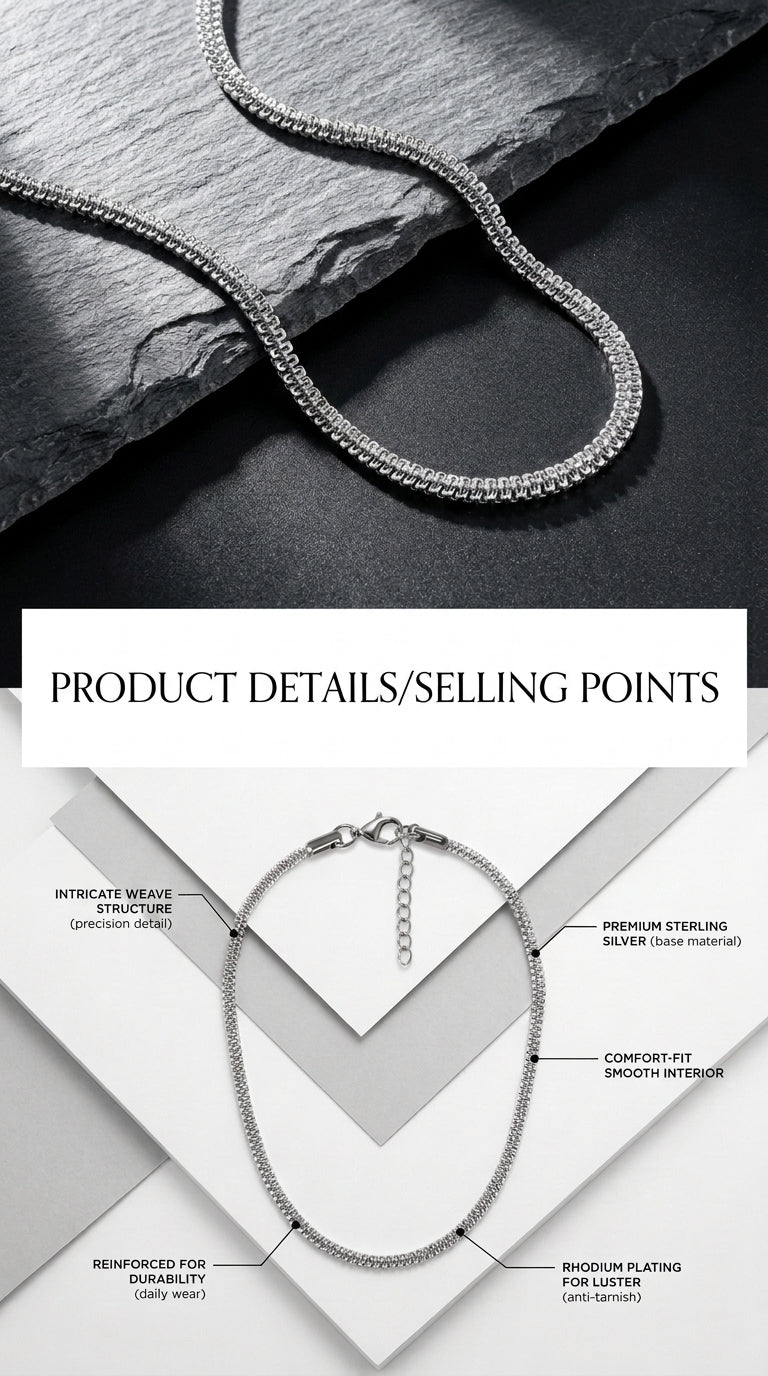 Hip Hop Cauliflower Link Stainless Steel Necklace