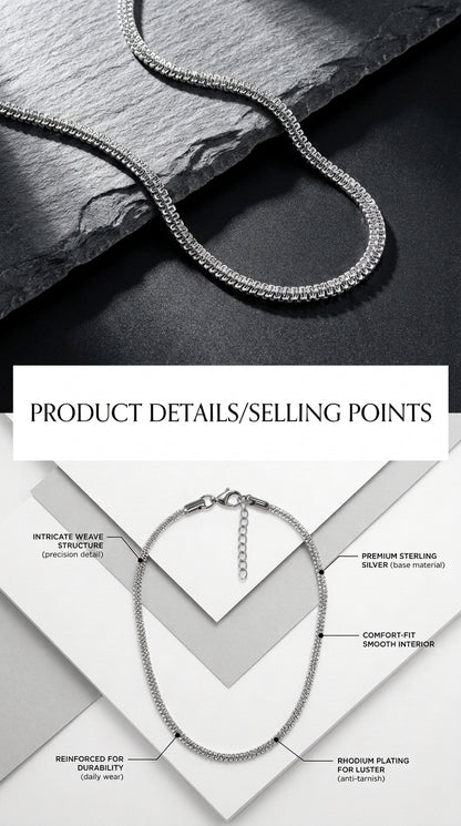 Hip Hop Cauliflower Link Stainless Steel Necklace