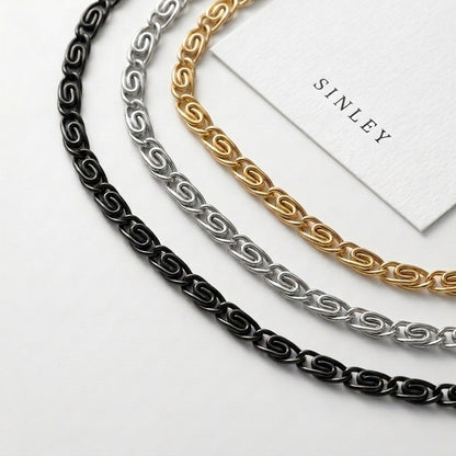 Hip Hop Figaro Chain Stainless Steel Necklace