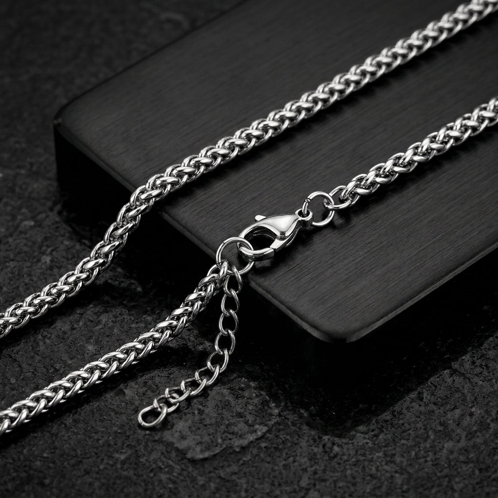 Hip Hop Basket Weave Necklace