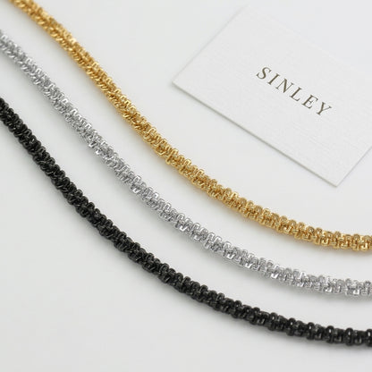 Hip Hop Cauliflower Link Stainless Steel Necklace