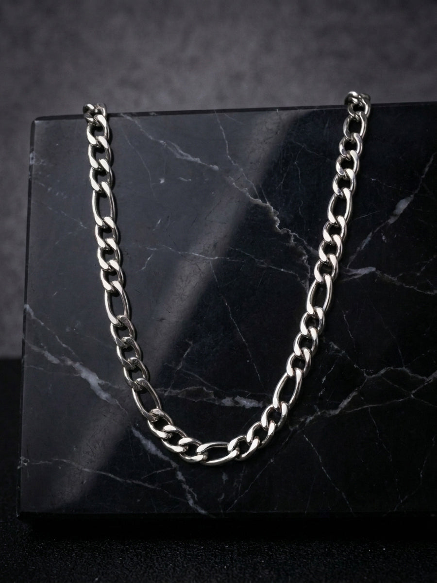 Hip Hop 3:1 NK Link Stainless Steel Necklace