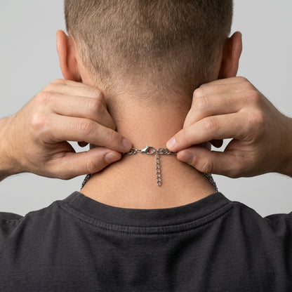 Hip Hop Figaro Chain Stainless Steel Necklace