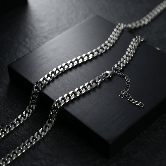 Hip Hop Encrypted Cuban Link Necklace