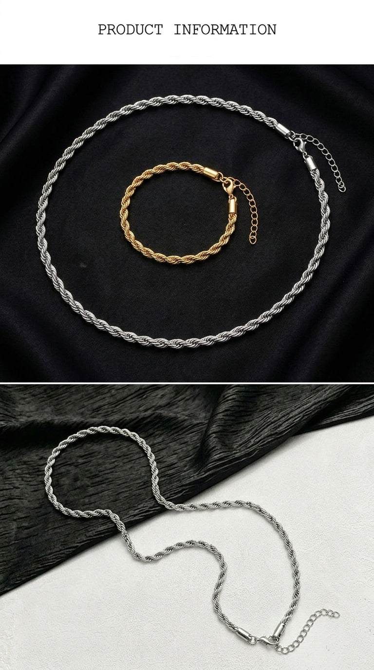 Twisted Chain Necklace