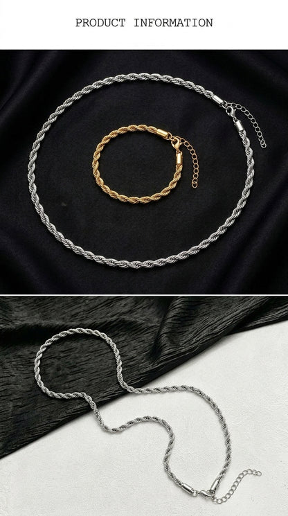 Twisted Chain Necklace