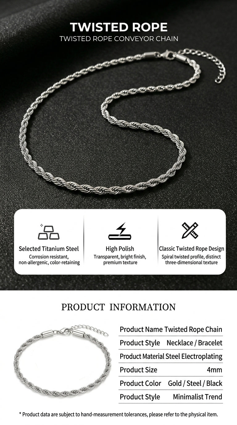 Twisted Chain Necklace