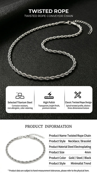 Twisted Chain Necklace