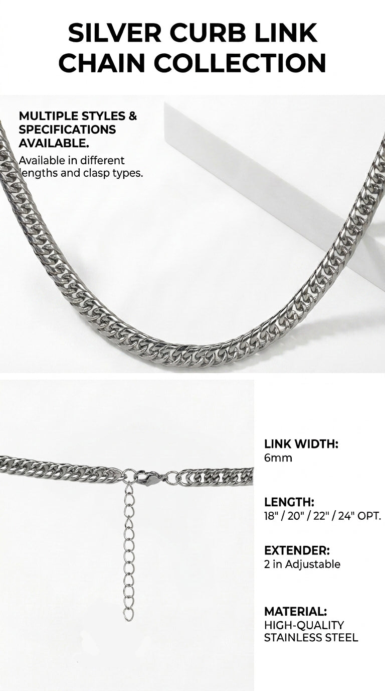 Hip Hop Double Weave Rounded Edge Cuban Necklace