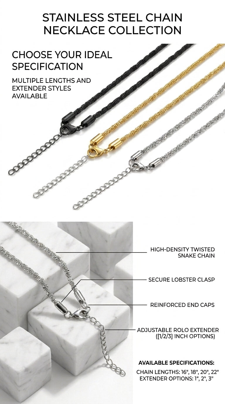 Hip Hop Cauliflower Link Stainless Steel Necklace