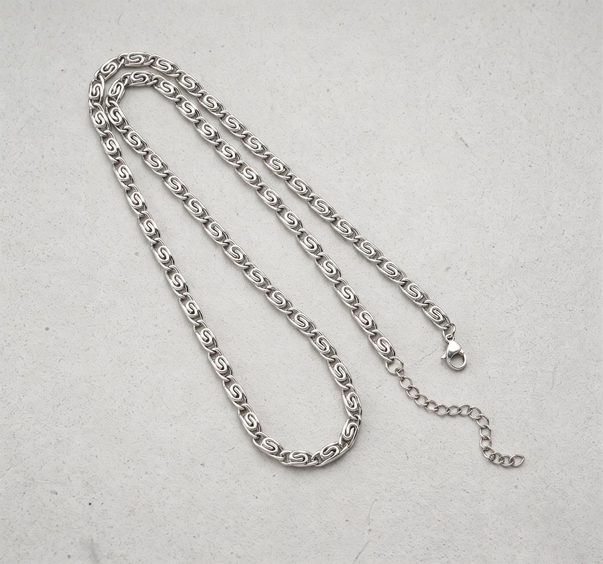 Hip Hop Figaro Chain Stainless Steel Necklace