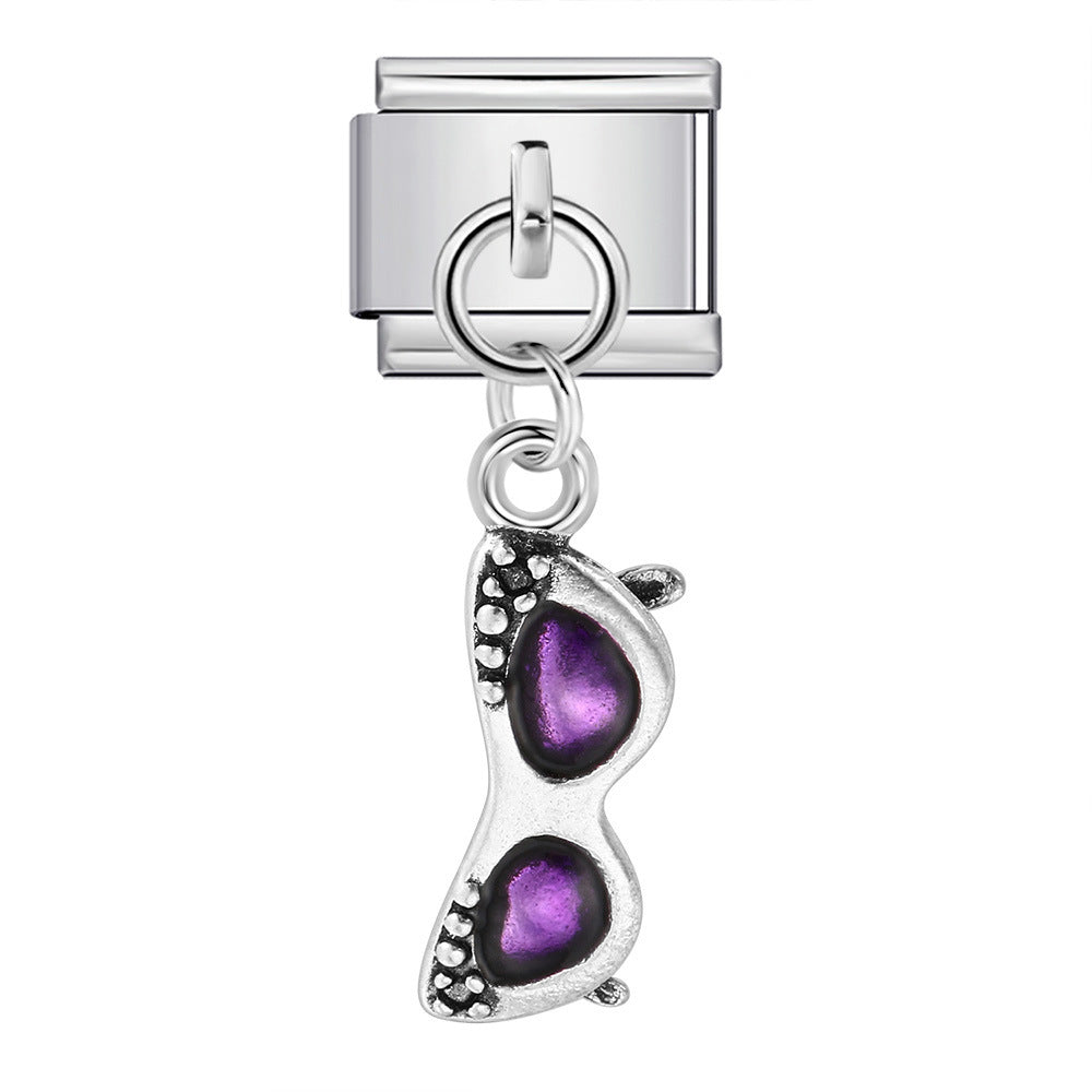 Cute Pendant Hook Style Stainless Steel Italian Charm Links
