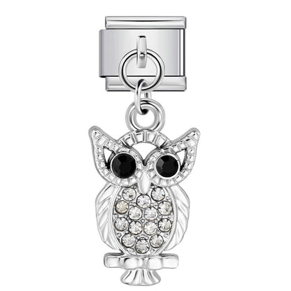 Single Animal Pendant Italian Modular Bracelet, Hook Strap Chain Italian Charm