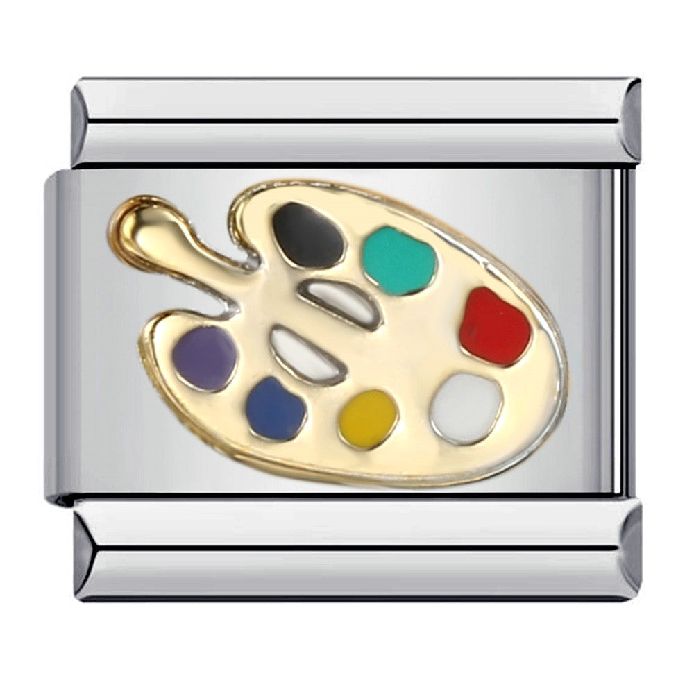 Music Theme Welded Italian Charm Stainless Steel