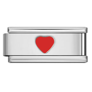 New stamping love pattern DIY bracelet, stainless steel color dripping Italian module bracelet accessories wholesale