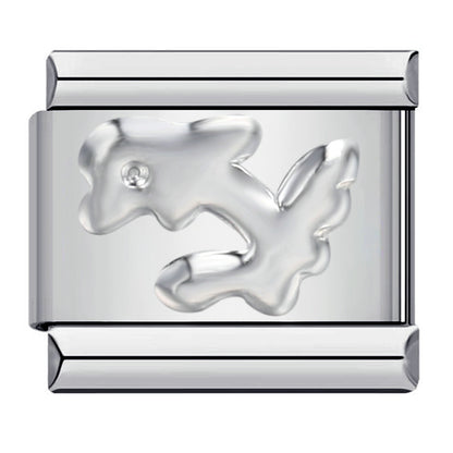 Gold Plated Enamel Italian Charm Stainless Steel