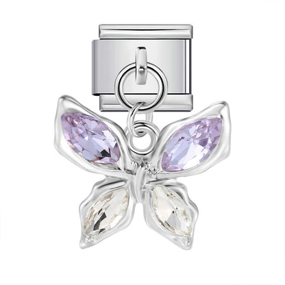 Cute Pendant Hook Style Stainless Steel Italian Charm Links